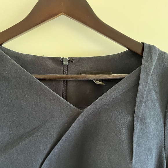 Banana Republic Navy Blue ponte 3/4 sleeve body on dress - Picture 5 of 7